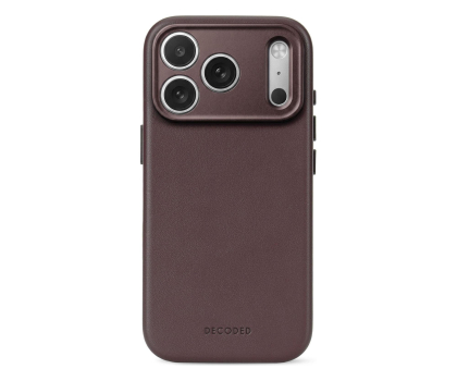 Etui do telefonów Decoded Leather Backcover do iPhone 18 Pro Max MagSafe (chocolat bro